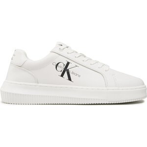 Sneakersy Calvin Klein Jeans Chunky Cupsole Mono Lh YM0YM00681 White/Black YBR