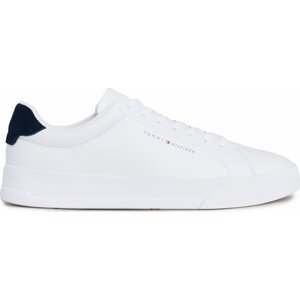 Sneakersy Tommy Hilfiger Th Court Leather FM0FM04971 White/Desert Sky 0LE