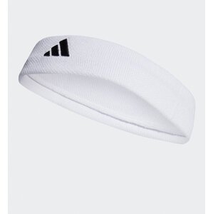 Textilní čelenka adidas Tennis Headband HT3908 white/black