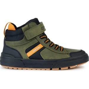 Sneakersy Geox J Weemble Boy J26HAA 0MEFU C0099 M Military/Yellow