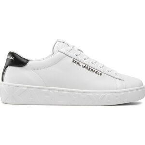 Sneakersy KARL LAGERFELD KL51019 White Lthr