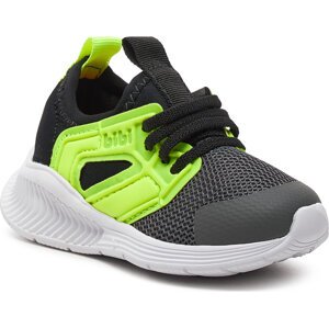 Sneakersy Bibi Fly Baby 1186025 Graphite/Black/Yellow Fluor