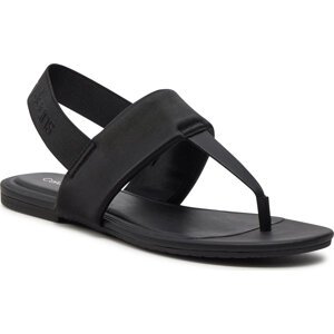 Sandály Calvin Klein Jeans Flat Sandal Toepost Dc YW0YW01344 Black BEH