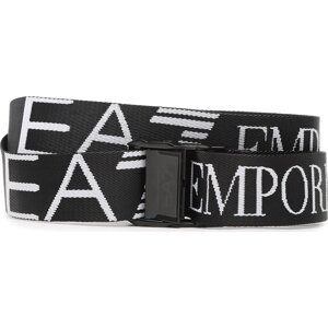 Pánský pásek EA7 Emporio Armani 245069 2F905 02021 Black/White Logo