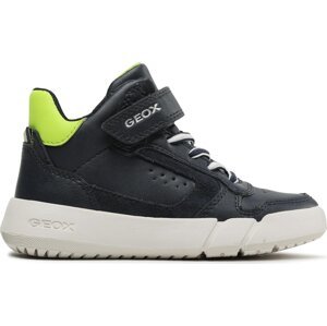 Sneakersy Geox J Hyroo Boy J36GWA 05422 C0749 M Navy/Lime