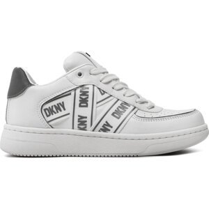Sneakersy DKNY Olicia K4205683 Wht/Silver WTL