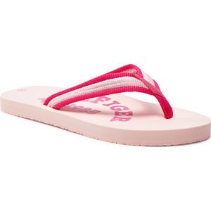 Žabky Tommy Hilfiger Logo Print Flip Flop T3A8-33294-0058 S Multipink 720