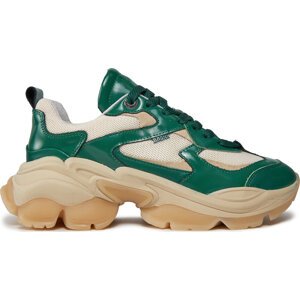 Sneakersy Bronx Platform sneakers 66461B-OA Emerald Green/Oatmilk 3735