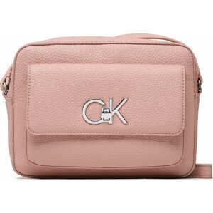 Kabelka Calvin Klein Re-Lock Camera Bag With Flap Pbl K60K609397 Růžová