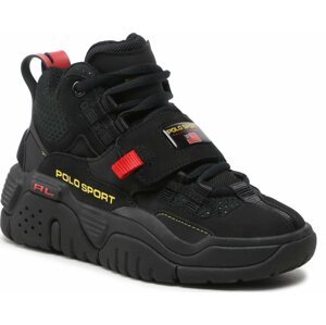Sneakersy Polo Ralph Lauren PS100 809846180001 Black/Rl Red/Canary Yellow