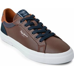 Sneakersy Pepe Jeans PMS30839 Brown 878