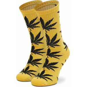 Klasické ponožky Unisex HUF Essentials Plantlife Sock SK00298 r. OS Lemon Yellow