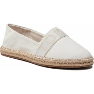 Espadrilky Tommy Hilfiger Tommy Webbing Espadrille FW0FW06434 Ecru YBL