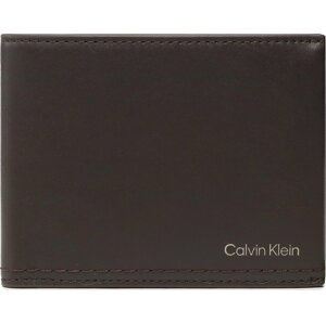Velká pánská peněženka Calvin Klein Duo Stitch Bifold 5cc W/Coin L K50K510322 GE7