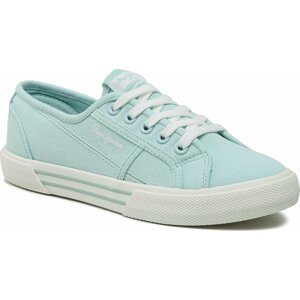 Tenisky Pepe Jeans Brady Basic W PLS31287 Light Water Green 647