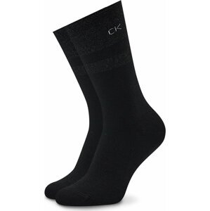 Dámské klasické ponožky Calvin Klein 701219847 Black 002