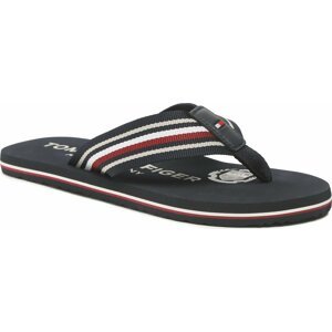 Žabky Tommy Hilfiger Corporate Stripes Beach Sandal FM0FM04407 Rwb 0G1