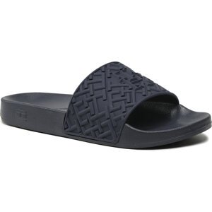 Nazouváky Tommy Hilfiger Th Monogram Pool Slide FW0FW06987 Space Blue DW6