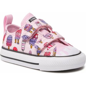 Plátěnky Converse Ctas 2V OX A00389C Pink Foam/Prime Pink