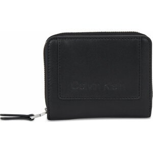 Dámská peněženka Calvin Klein Ck Set Zip Around W/Flap Md K60K611099 Ck Black BAX