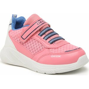 Sneakersy Geox J Sprintye Girl J26FWA0BC14C7Q1Z S Lt Coral/White