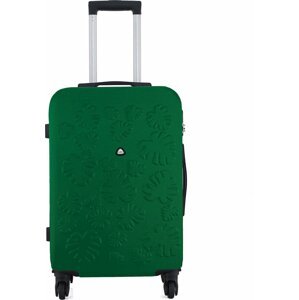 Velký tvrdý kufr Semi Line T5622-6 Zelená