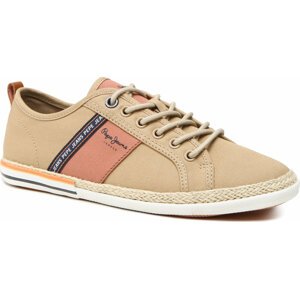 Espadrilky Pepe Jeans Maoui Tape Sunset PMS30916 Camel 855