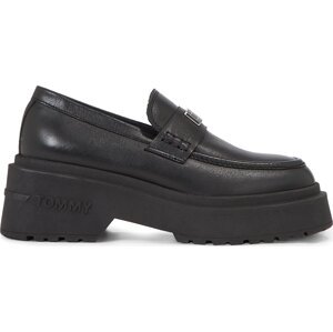 Loafersy Tommy Jeans Tjw Chunky Loafer EN0EN02320 Černá