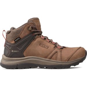 Trekingová obuv Keen Terradora II Leather Mid Wp 1023728 Brindle/Redwood