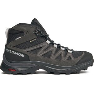 Trekingová obuv Salomon X Ward Leather Mid GORE-TEX L47181900 Ebony/Phantom/Black