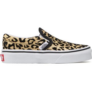 Tenisky Vans Classic Slip-On VN0A7Q5GABS1 (Flocked Leopard)Blktrwht