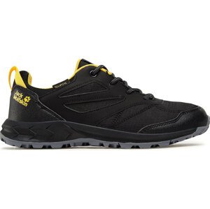 Trekingová obuv Jack Wolfskin Woodland Texapore Low K 4042162 Black/Burly Yellow Xt