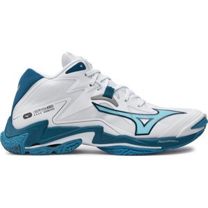 Boty Mizuno Wave Lightning Z8 Mid V1GA2405 White/Sailor Blue/Silver 21