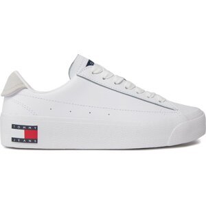 Sneakersy Tommy Jeans Tjw Vulc Flatform Sneaker Ess EN0EN02509 White YBS
