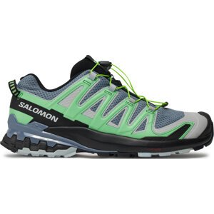 Sneakersy Salomon Xa Pro 3D V9 L47271900 Flint Stone / Green Gecko / Black