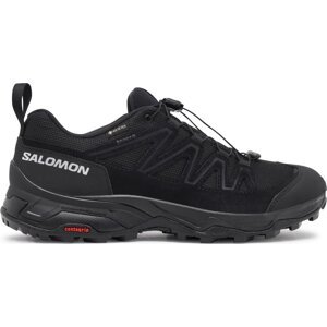 Trekingová obuv Salomon X Ward Leather GORE-TEX L47182300 Black/Black/Black