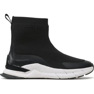 Sneakersy Calvin Klein Sock Boot HW0HW01589 Black BEH