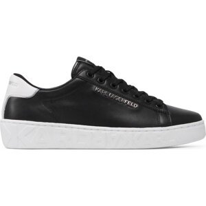 Sneakersy KARL LAGERFELD KL51019 Black Lthr