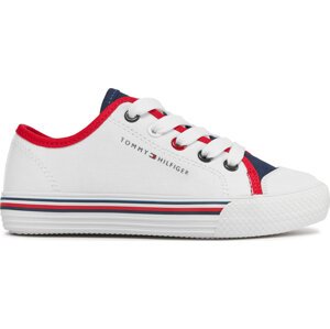 Plátěnky Tommy Hilfiger Low Cut Up Sneaker T3X9-33325-0890 M Bílá