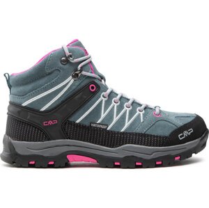 Trekingová obuv CMP Kids Rigel Mid Trekking Shoes Wp 3Q12944J Minerl Green/Purple Fljo 14EM