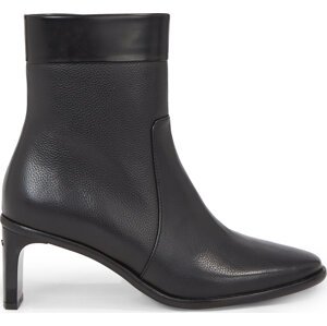 Polokozačky Calvin Klein Curved Stil Ankle Boot 55 HW0HW01889 Ck Black BAX