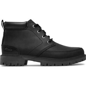 Turistická obuv Clarks Rossdale Mid 261734547 Black Leather