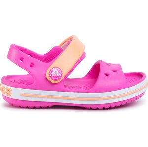 Sandály Crocs Crocband Sandal Kids 12856 Electric Pink/Cantaloupe