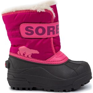 Sněhule Sorel Childrens Snow Commander NC1960 Tropic Pink/Deep Blush 652