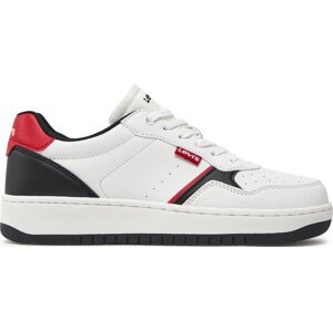 Sneakersy Levi's® VUNI0091S-0239 White Black Red