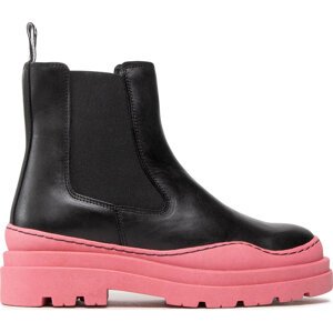 Kotníková obuv s elastickým prvkem Bianco 11300006 Black/Pink