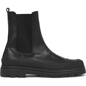Kotníková obuv s elastickým prvkem Calvin Klein Chelsea Boot High HM0HM01215 Ck Black BEH