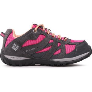 Trekingová obuv Columbia Youth Redmond Waterproof BY2857 Dark Grey/Pink Ice 089