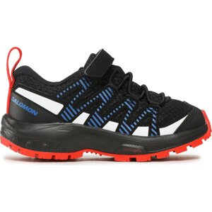 Trekingová obuv Salomon Xa Pro V8 K 471415 04 W0 Black/Lapis Blue/Fiery Red