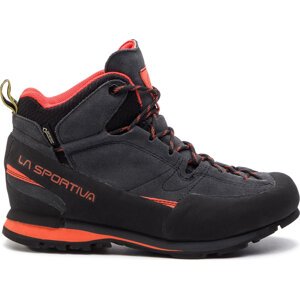 Trekingová obuv La Sportiva Boulder X Mid 17E900304 GORE-TEX Carbon/Flame